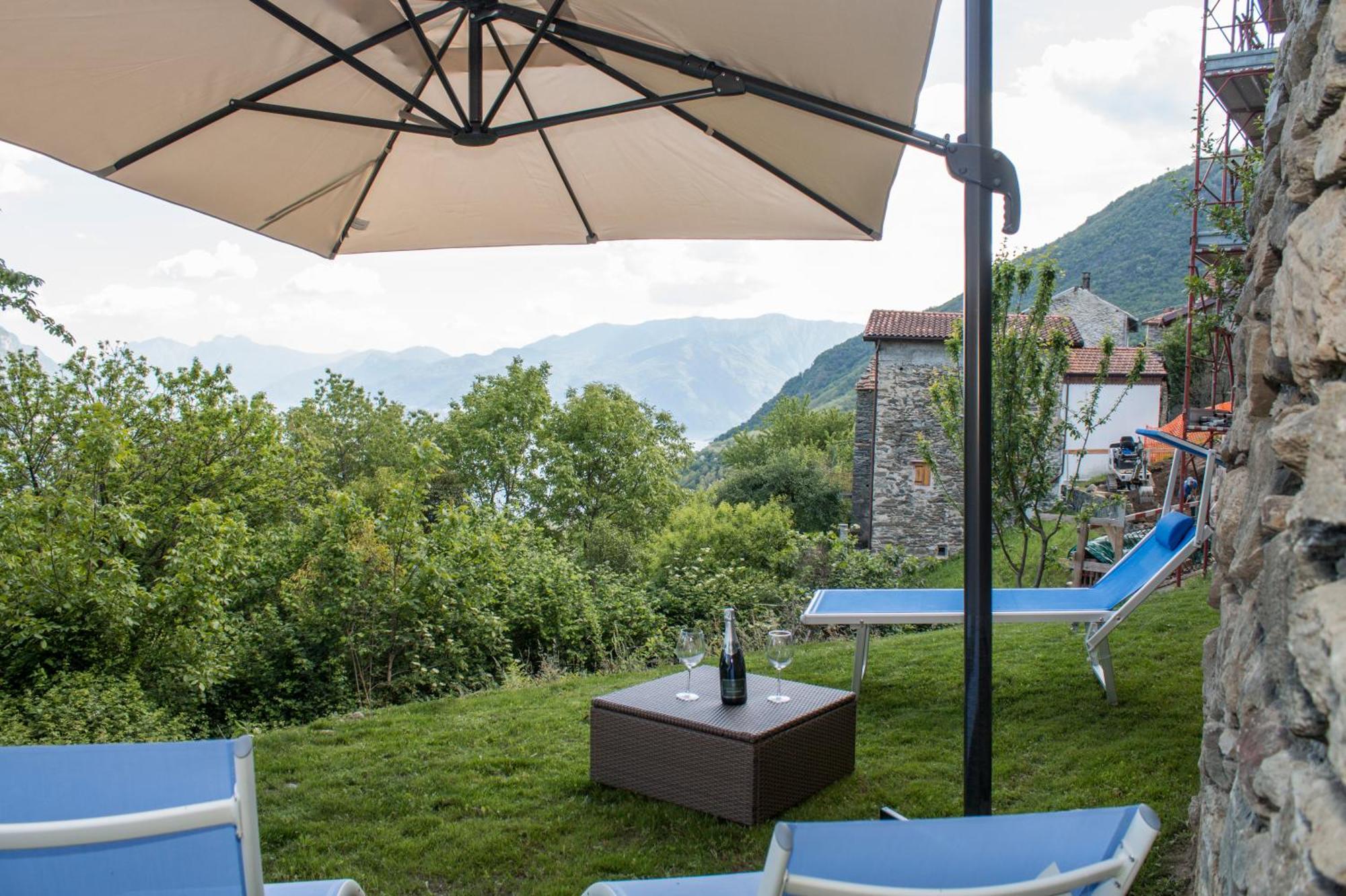 Casa San Martino Lago Di Como San Siro  Buitenkant foto